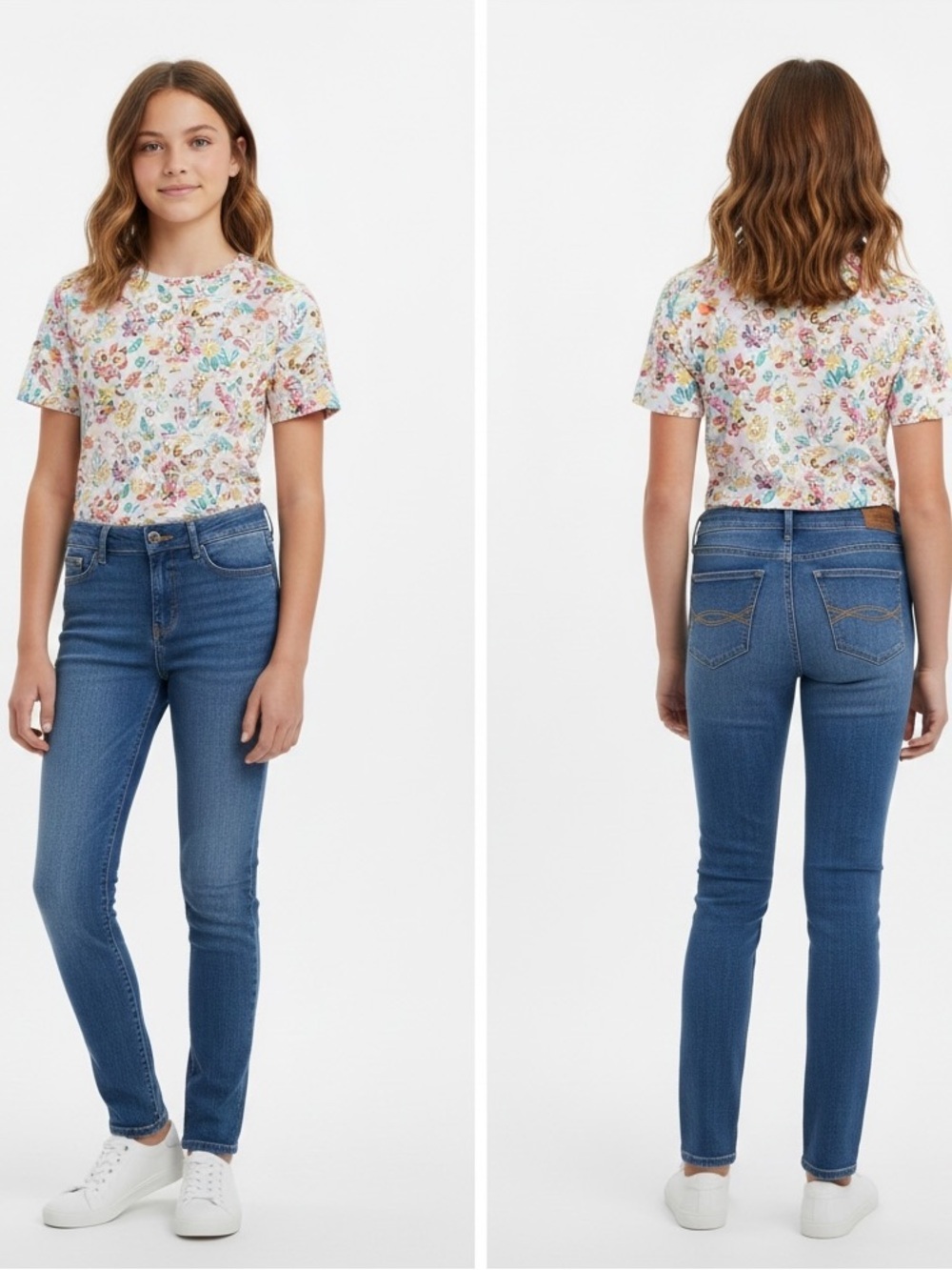 Abercrombie Kids Classic Blue Super Skinny Jeans